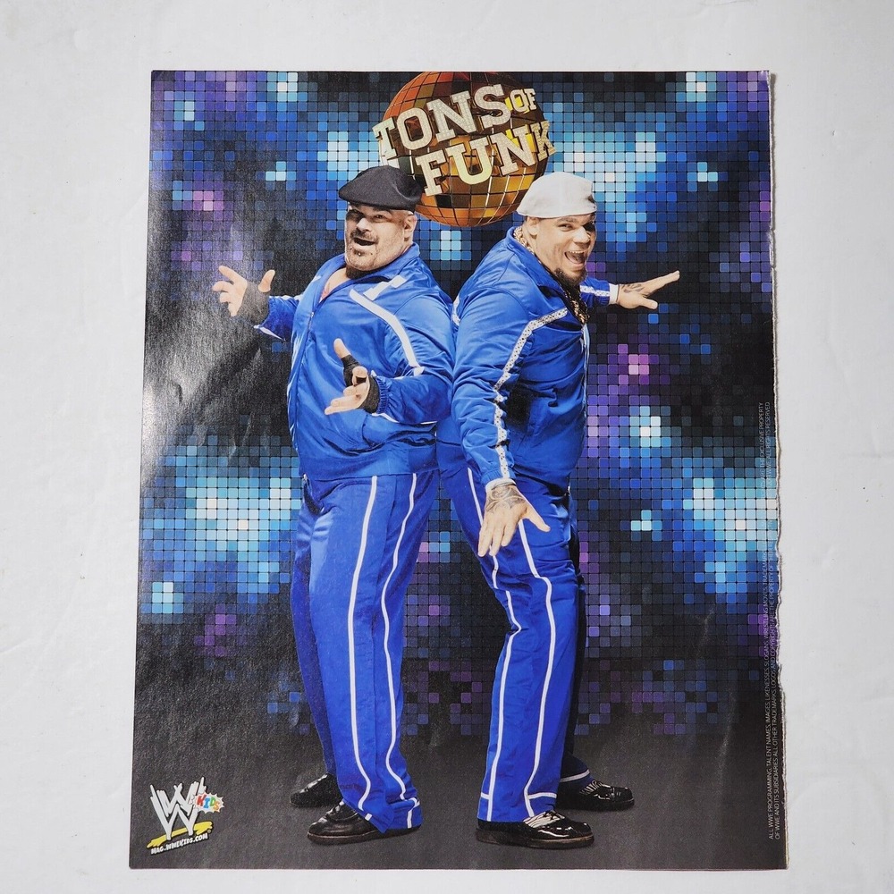 Tons of Funk Tensai Brodus Clay WWE Kids Magazine Pinup Clipping 8x10.5